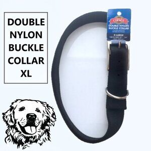 Grreat Choice Double Nylon Buckle Dog Collar XL